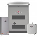 Briggs & Stratton Home Standby Generator — 12 kW (LP)/11 kW (NG), 200 Amp Transfer Switch, Steel Enclosure, Model# 040626